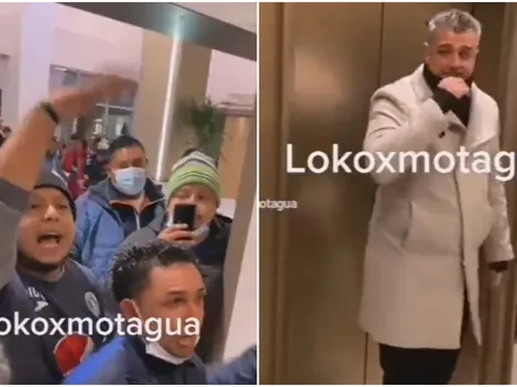 Aficionados de Motagua encaran a Diego Vásquez [VIDEO]