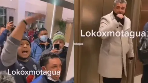 Aficionados de Motagua encaran a Diego Vásquez [VIDEO]