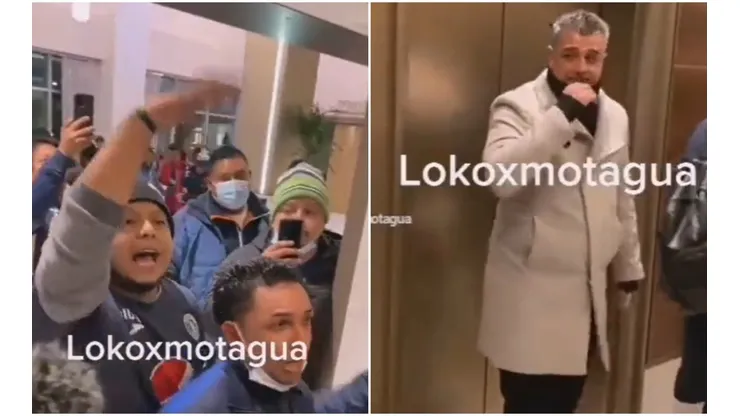 Aficionados de Motagua encaran a Diego Vásquez [VIDEO]