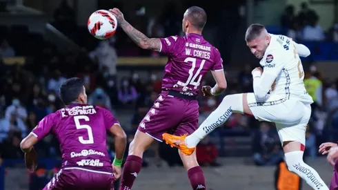 Arturo Ortiz anotó el primero de la noche para Pumas (Pumas Oficial)