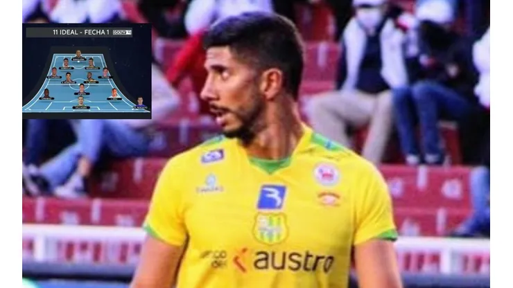 Gerardo Gordillo en el once ideal de la primera jornada en Ecuador