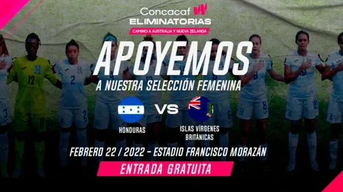 Honduras vs. Islas Vírgenes Británicas: cuándo, dónde y por qué canal ver la fecha 3 del Grupo E de la Clasificatoria al Campeonato Femenino de la Concacaf 2022.