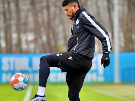 Andrés Andrade volvió a entrenar tras su lesión
