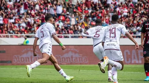 Saprissa celebró el gol del triunfo al cierre del encuentro (Saprissa Oficial)
