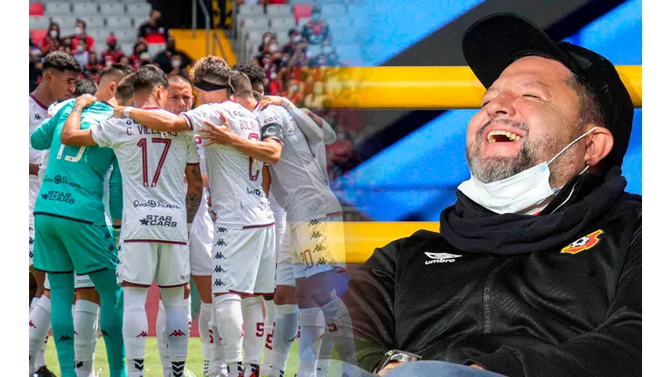 Jafet Soto no tuvo reparos para referirse del Saprissa.