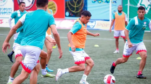 Santos en entrenamiento de cara al duelo de esta noche ante el New York City (Santos Oficial)