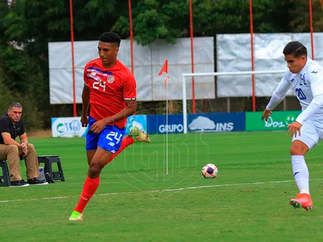 La Selección Sub-20 de Costa Rica derrotó a Honduras en partido amistoso