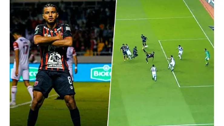 Johan Venegas marcó con una chilena perfecta