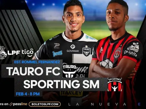 Todos los detalles de Tauro FC vs. Sporting de SM