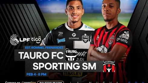 Tauro FC y Sporting de SM abrirán la jornada 1 de la LPF.