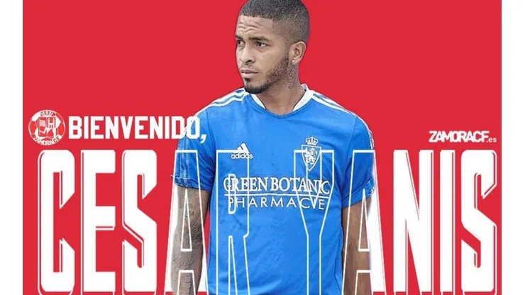 César Yanis ficha por el Zamora CF de España.