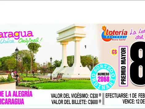 ◉ Lotería Nacional de Nicaragua de HOY: sorteo, resultados y números ganadores martes 31 de enero | Lotería Nica Premio Mayor 8 millones