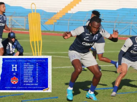 Eliminatorias Concacaf: Honduras confirma su alineación para enfrentar a Canadá