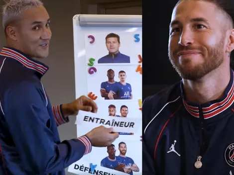 Las imperdibles clases de francés que Keylor Navas imparte a Sergio Ramos [Video]