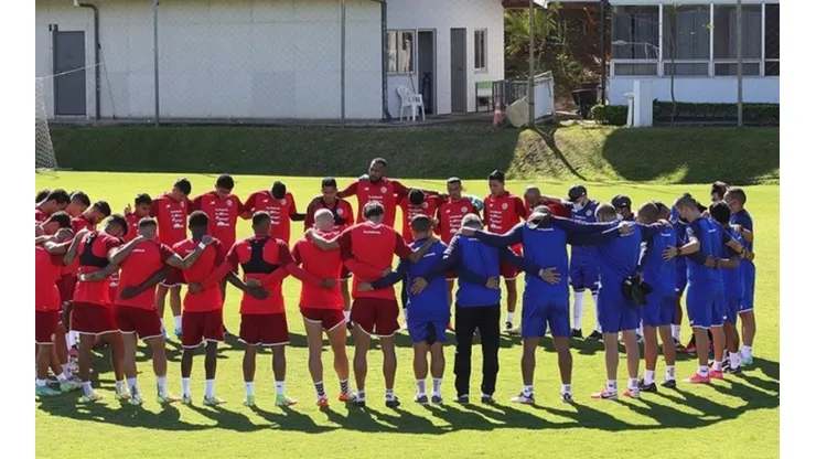 Selección de Costa Rica en el microciclo (FEDEFUTCR)