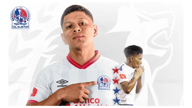 ¡Es oficial! Brayan Moya es el nuevo refuerzo del Olimpia de Pablo Lavallén.