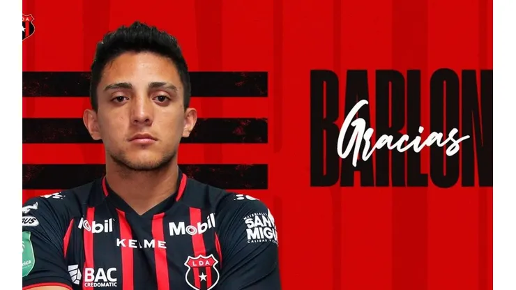 Alajuelense anunció la partida de Barlon Sequeira