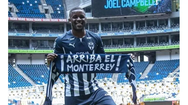 Joel Campbell es jugador de Monterrey (Joel Campbell, Facebook)