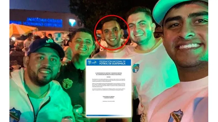 Árbitro guatemalteco recibirá "sanción drástica" por apoyar a Comunicaciones