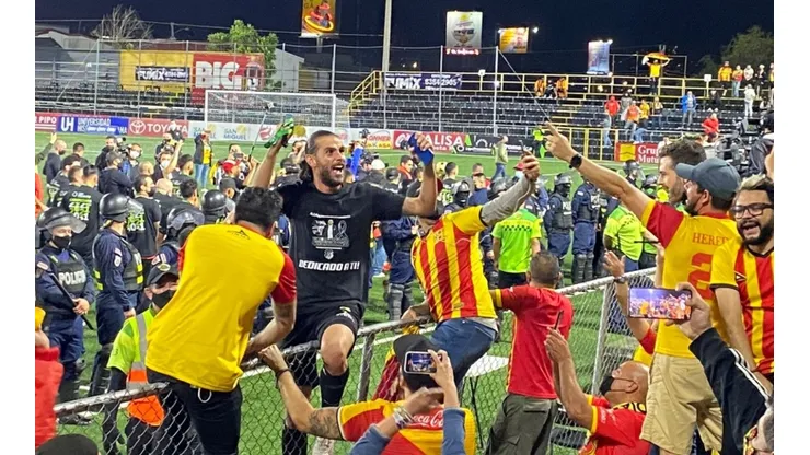 Celebración herediana tras su campeonato 29