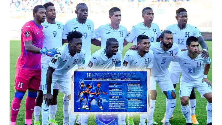 La convocatoria de Honduras para el amistoso contra Colombia