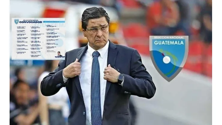Primera convocatoria de Luis Fernando Tena como técnico de Guatemala