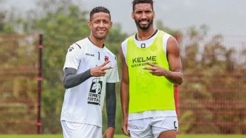 Gabriel Torres y Marcel Hernández en prácticas en el CAR (LDA Oficial)