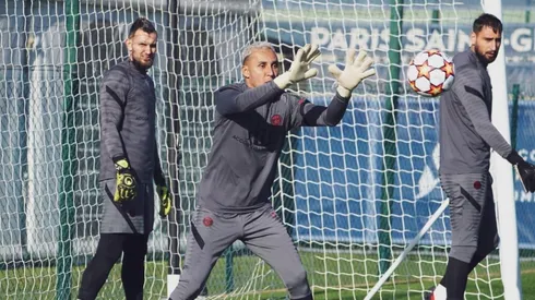 Navas en los entrenamientos con su club (Keylor Navas, Facebook)