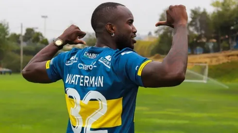 Cecilio Waterman se despide de Everton.