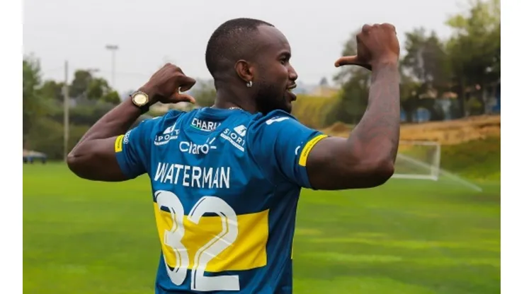 Cecilio Waterman se despide de Everton.
