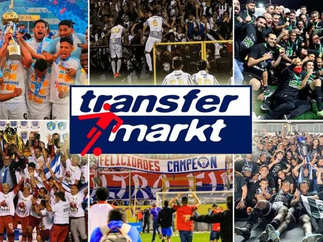 El valor de los campeones nacionales de Centroamérica según Transfermarkt