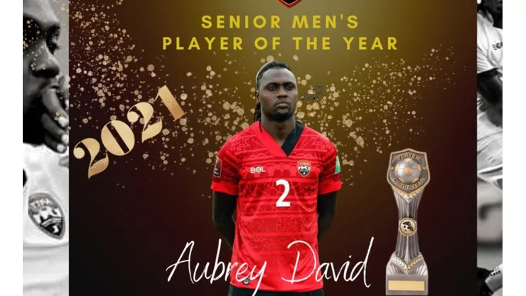 Aubrey David fue galardonado en su país (TTFA Oficial)