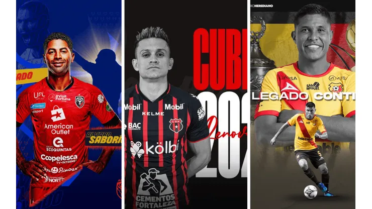 Saborío, Cubero y Granados, renovados en sus clubes