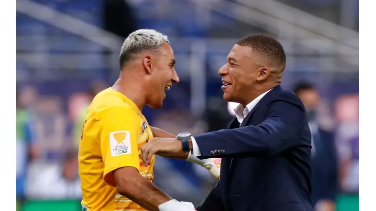 Keylor Navas le realizó una broma a Kylian Mbappé