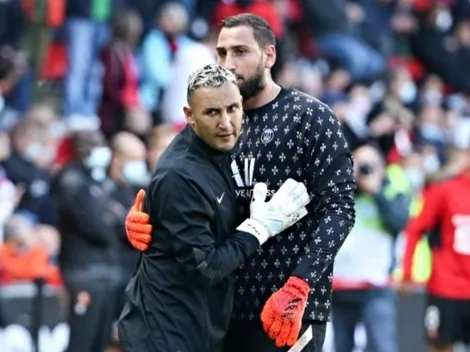 La provocación de Keylor Navas a Gianluigi Donnarumma