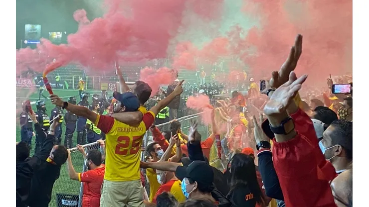 Herediano celebró su campeonato 29 este domingo tras vences en la final al Saprissa (CSH Oficial)