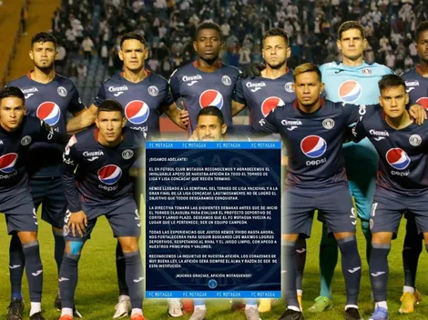 Motagua anuncia tres bajas