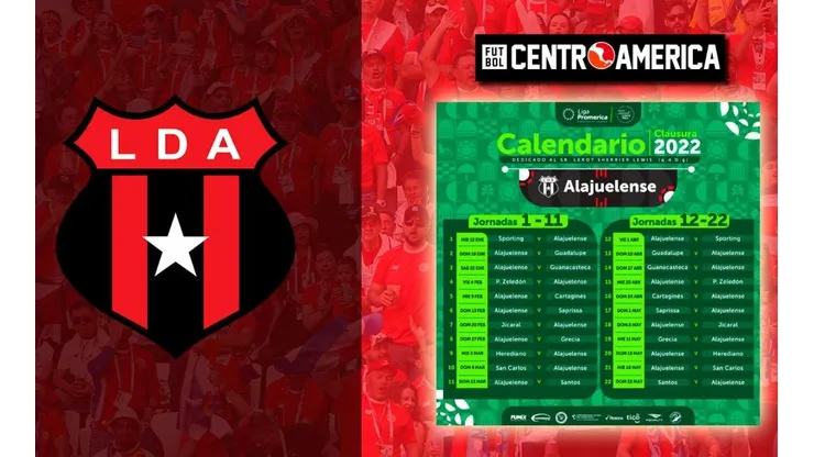 El fixture de Alajuelense en el Clausura 2022: cuándo juega fecha a fecha y contra quién