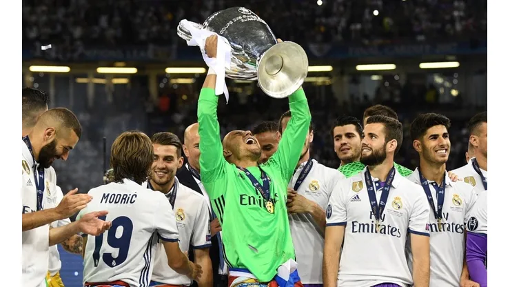 Keylor navas lo ganó absolutamente todo con el Real Madrid (Getty)