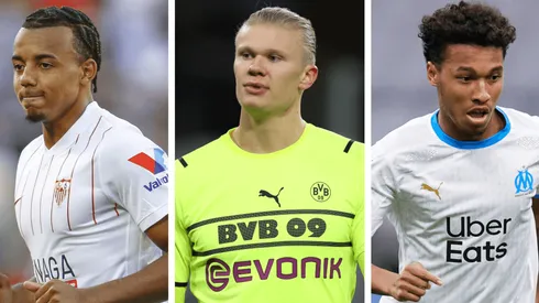 Koundé, Haaland y Kamara, tres de los jóvenes talentos más codiciados en este mercado de pases.