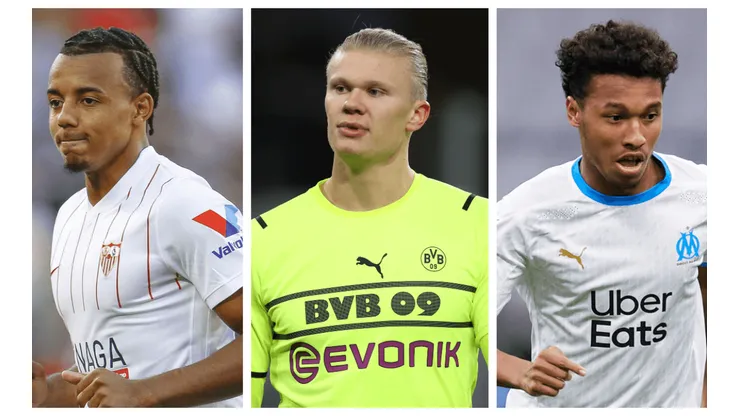 Koundé, Haaland y Kamara, tres de los jóvenes talentos más codiciados en este mercado de pases.