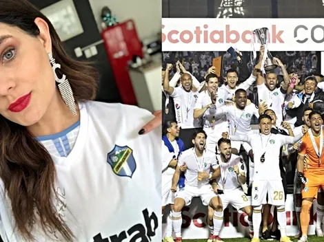 Carolina Padrón: "Soy parte de la afición de los Cremas, felicidades por el título"