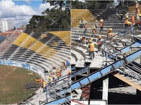 Estadio histórico de Guatemala es demolido