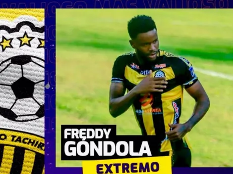 Freddy Góndola elegido el mejor jugador de la fecha 10 en la FUTVE