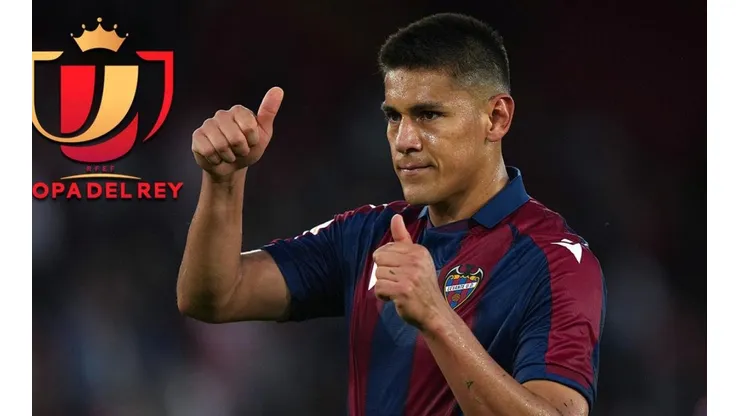 Oscar Duarte fue titular en goleada del Levante para avanzar en Copa del Rey