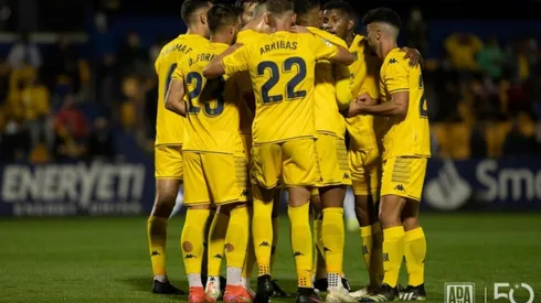Fidel Escobar titular en el triunfo de Alcorcón en Copa del Rey.