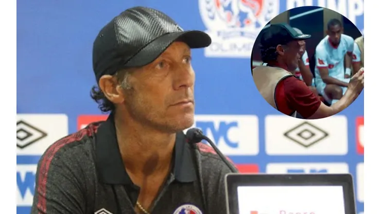 Emotiva arenga de Pedro Troglio a los jugadores de Olimpia