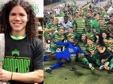 Juan David Tejada se corona campeón de la USL Championship con Tampa