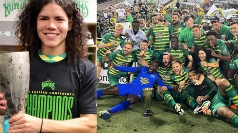 Juan David Tejada se corona campeón en la USL Championship.