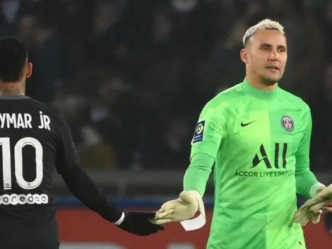 La reacción de los aficionados del PSG cuando se retiró Keylor Navas